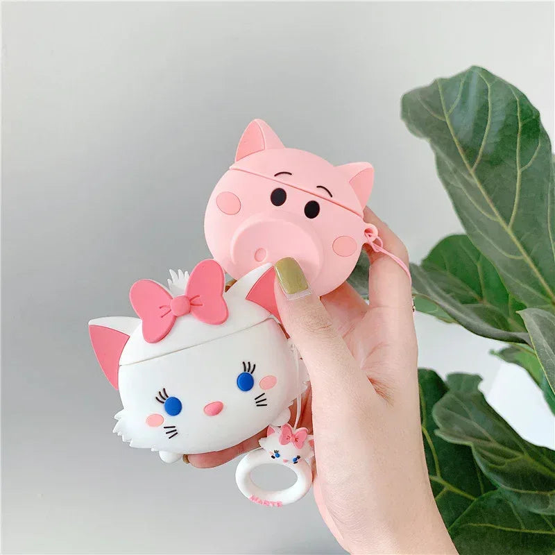 Cartoon Piggy AirPods Pro Cover - Viexta