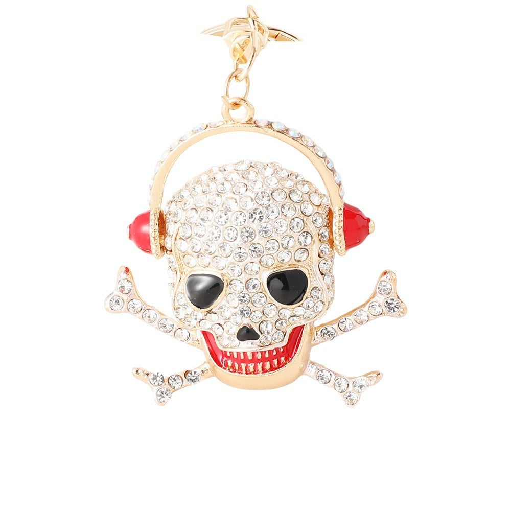 Versatile Skeleton Car Keychain Pendant