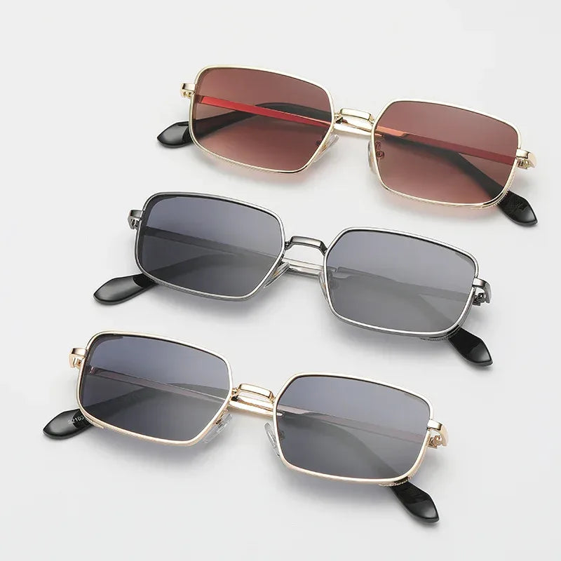 Metal Punk Square Sunglasses - Viexta