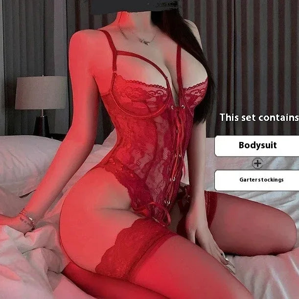lingerie-purple-charm-lace-suit - Viexta