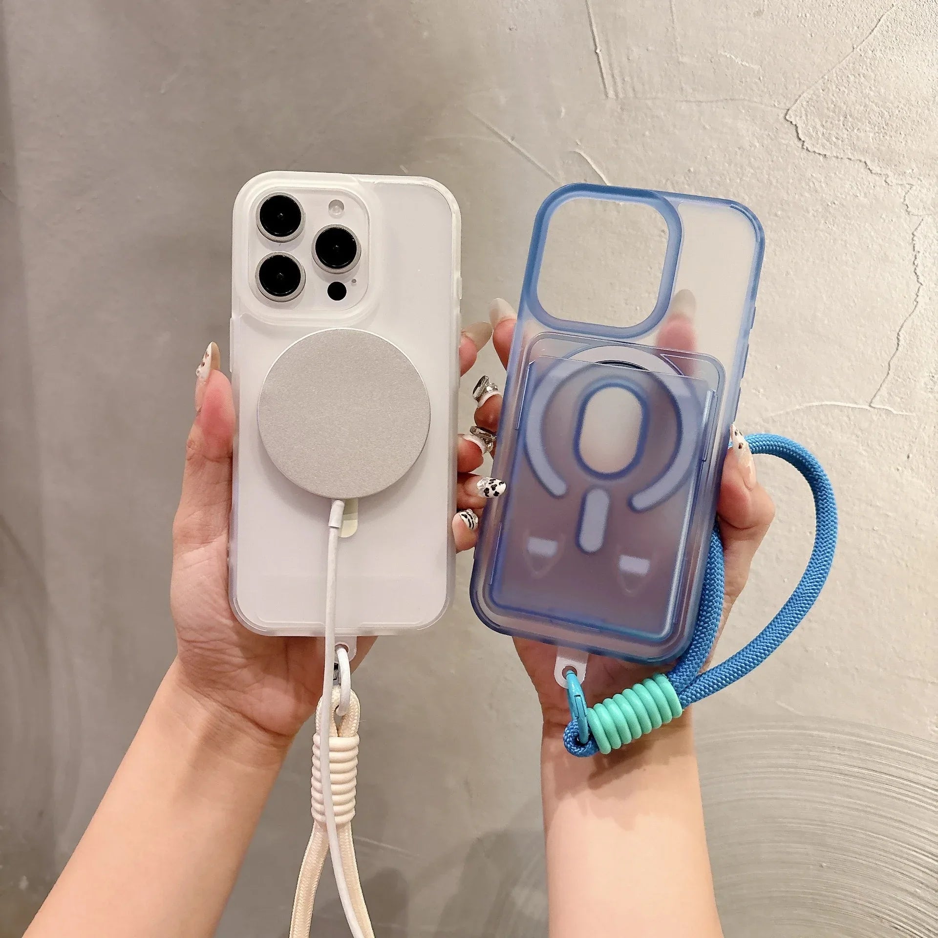 Sleek Light-luxury Magnetic Card-slot iPhone Case - Viexta