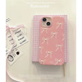 Girl Pearl Bow Stereo iPhone Case - Viexta