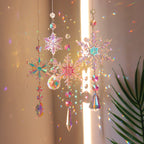Christmas Colorful Snowflake Crystal Sun Catcher