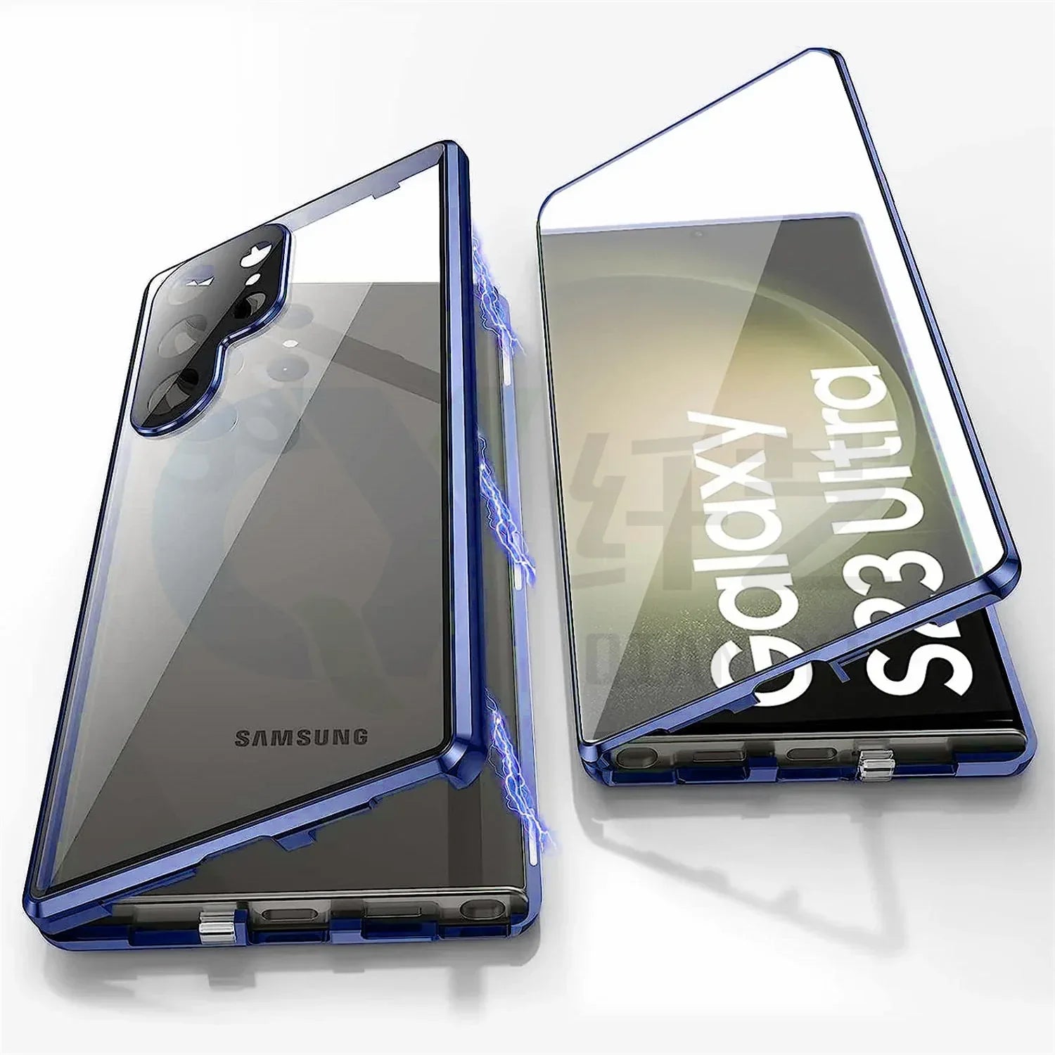 S24Ultra Peep-proof Magnetic Mirror Phone Case - Viexta
