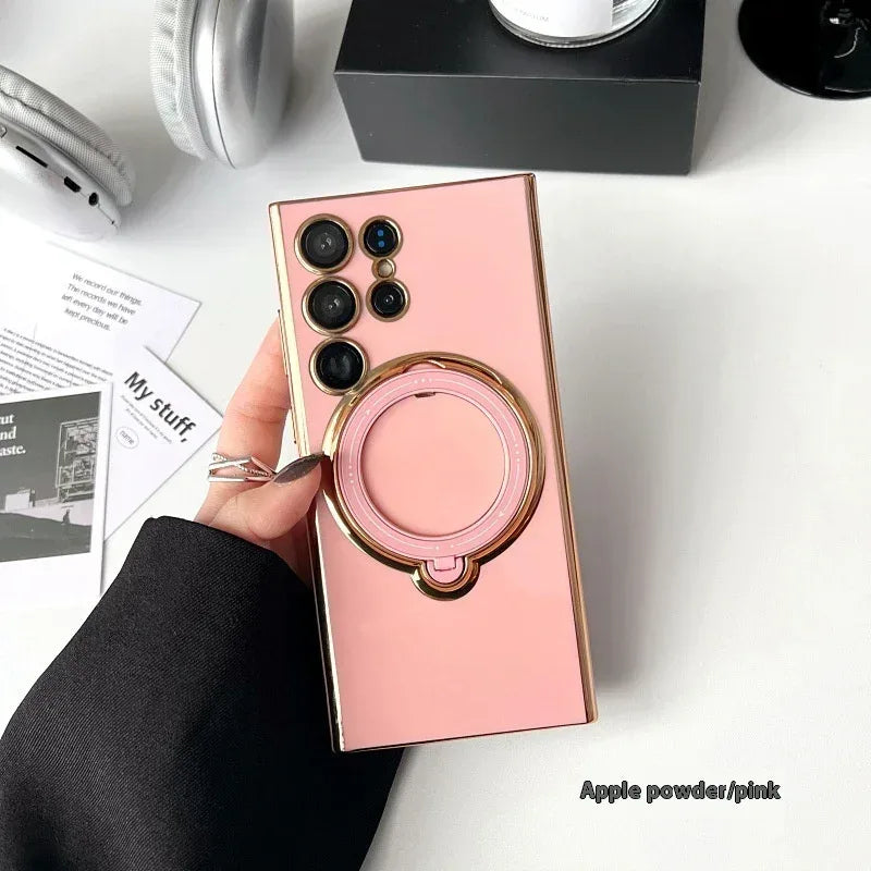 Magnetic Rotating Protective iPhone Case - Viexta