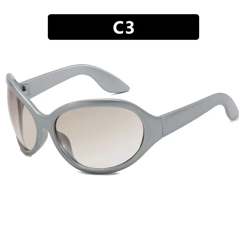 Large Rim Exaggerated Internet-famous Sunglasses - Viexta