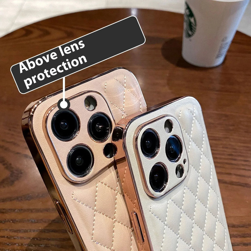 Diamond Leather iPhone Case - Viexta