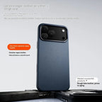 Sleek Leather Magnetic iPhone Case - Viexta