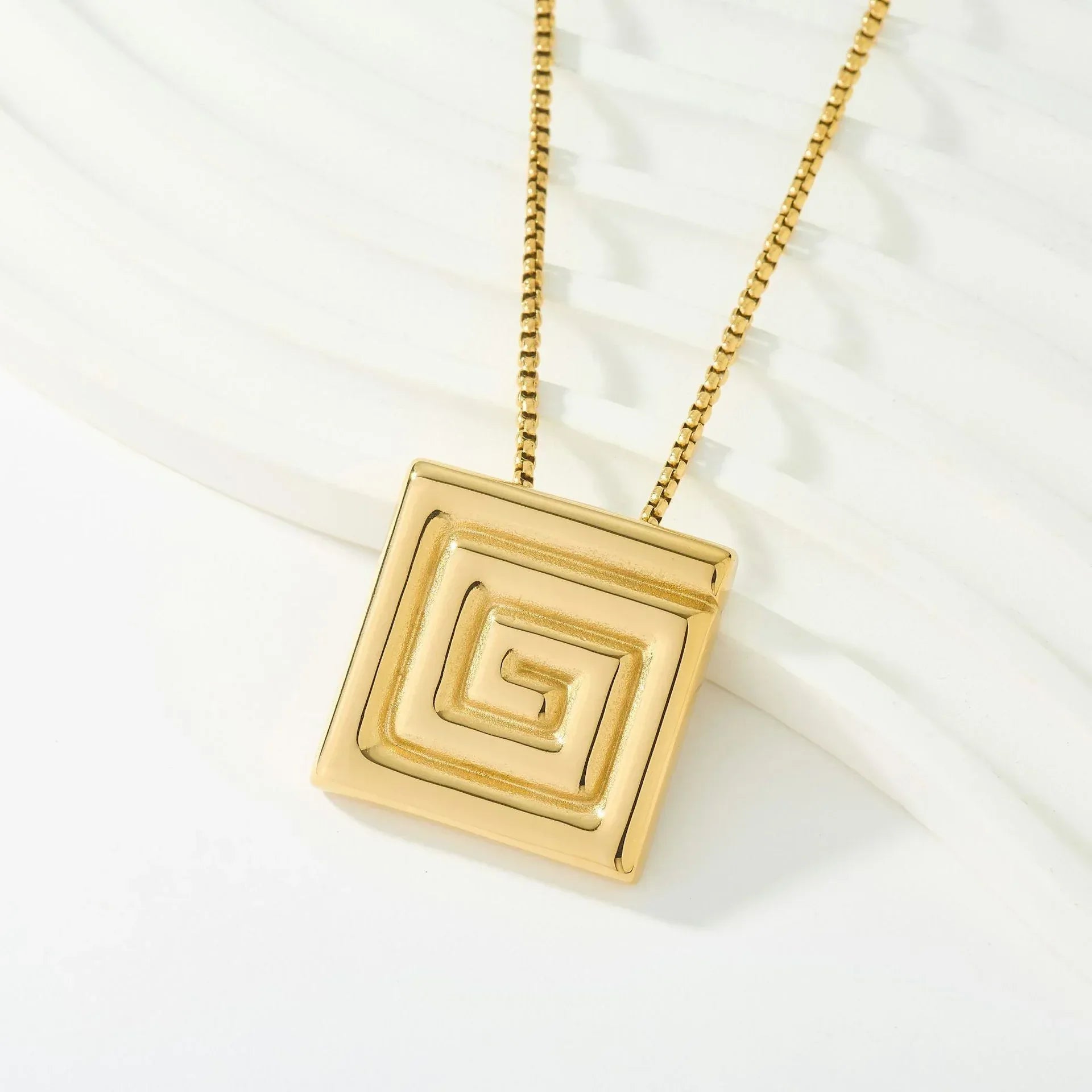 Ornament Stainless Steel Necklace - Viexta