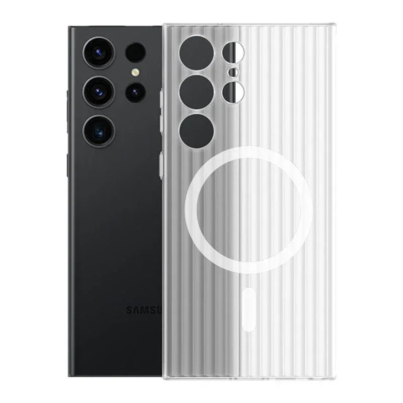 Ice Mist Magnetic Matte Samsung Phone Case - Viexta