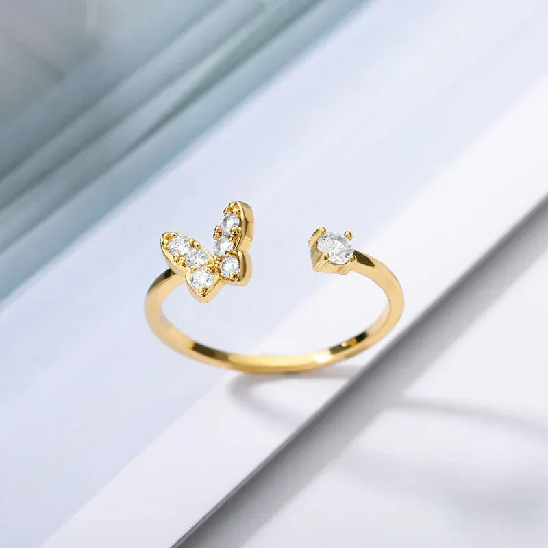 Zircon Butterfly Ring - Viexta