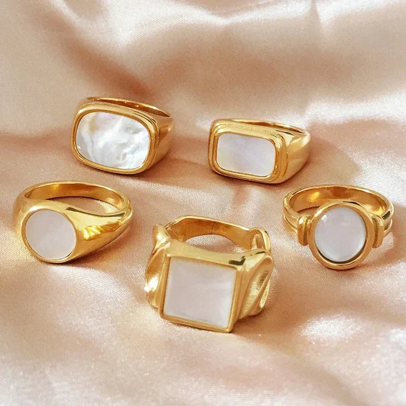fritillary-shell-18k-vintage-ring - Viexta