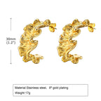 Elegant All-match Stainless Steel Earrings