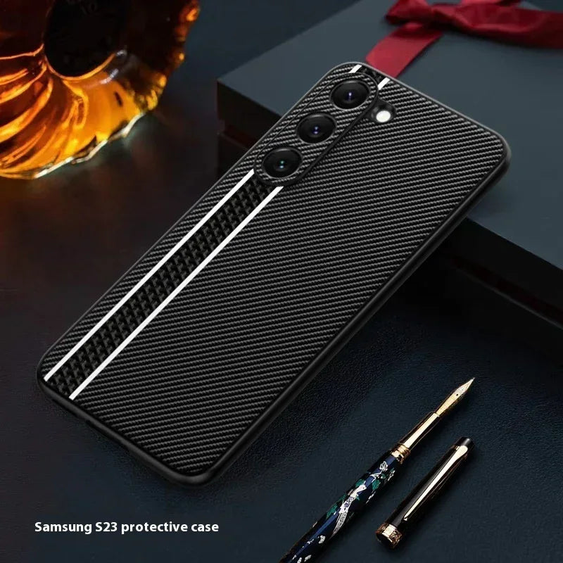 Business Leather Samsung S Series Ultra-thin Phone Case - Viexta