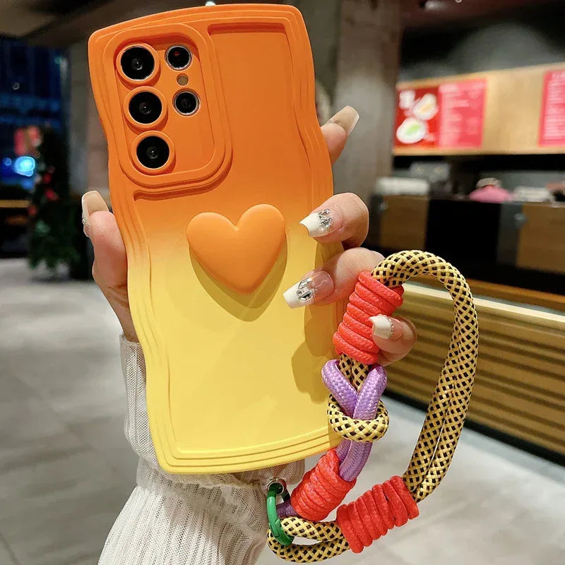 Love S23 Lanyard Samsung Case - Viexta