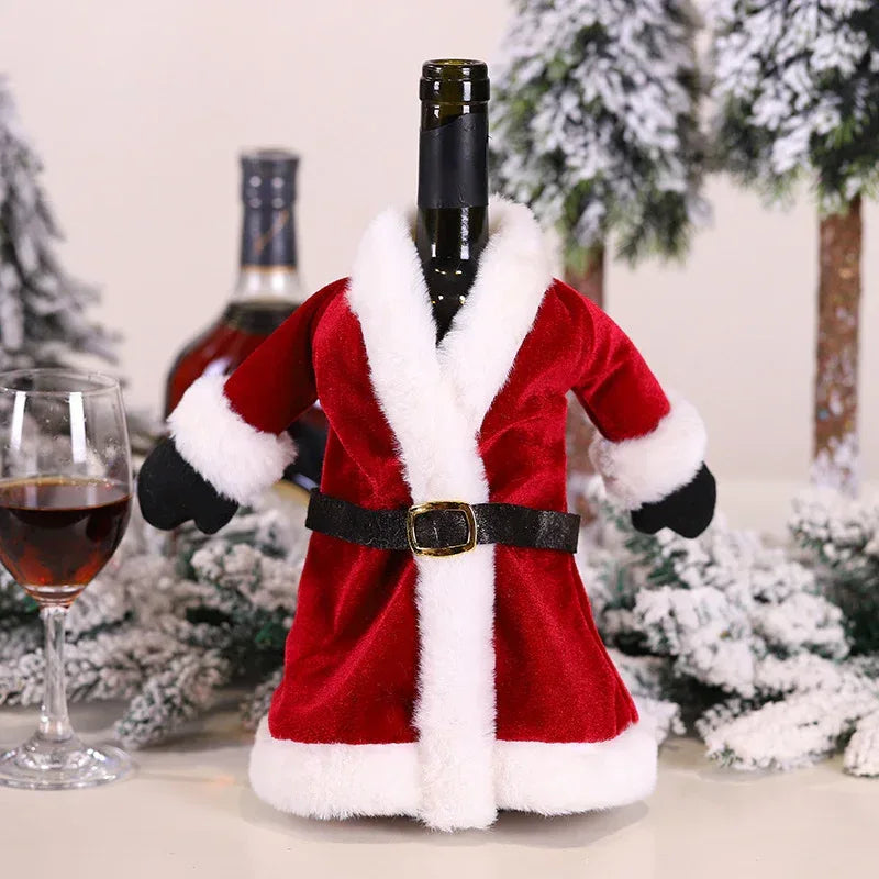 christmas-decorations-christmas-wine-bottle-socks - Viexta