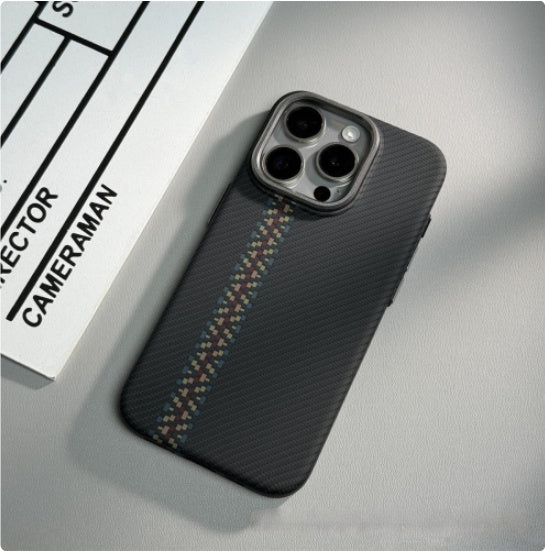 Magnetic Carbon Fiber Drop-resistant iPhone