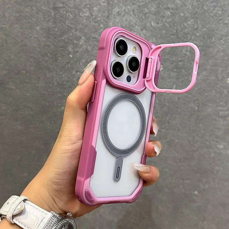 Lens Cover Bracket iPhone Case - Viexta