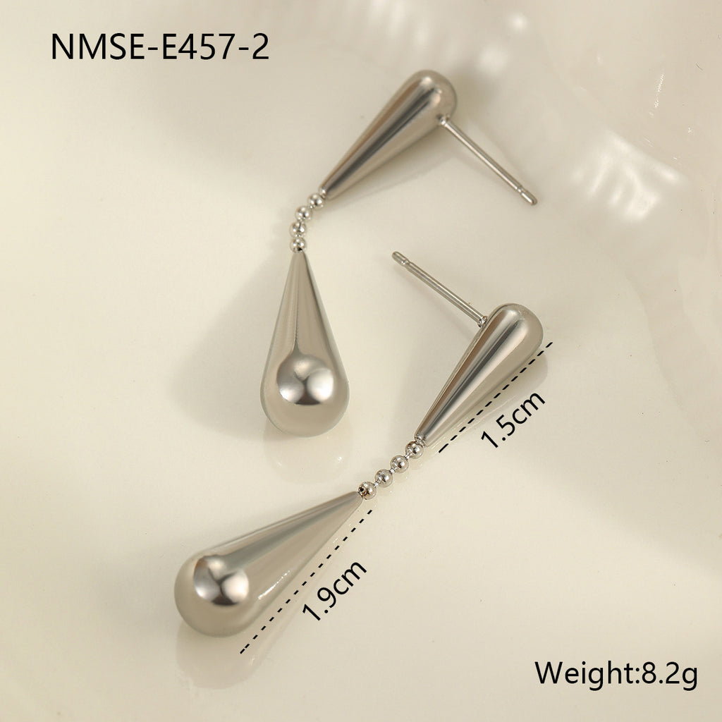 Minimalist Cool Feng Shui Drop Earrings