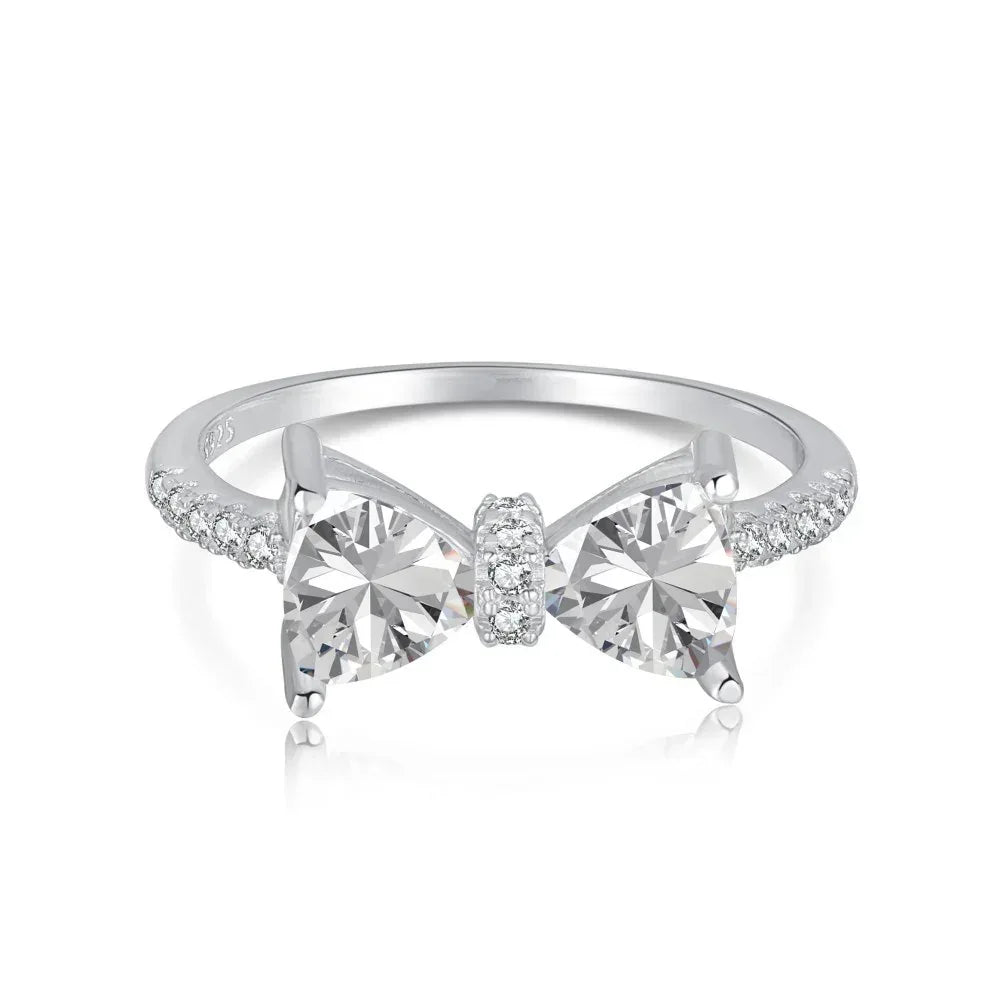s925-sterling-silver-bow-womens-ring - Viexta