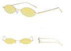 Elliptical metal sunglasses - Viexta
