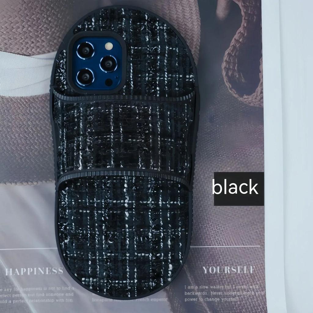 Rhinestone Slippers iPhone Case - Viexta