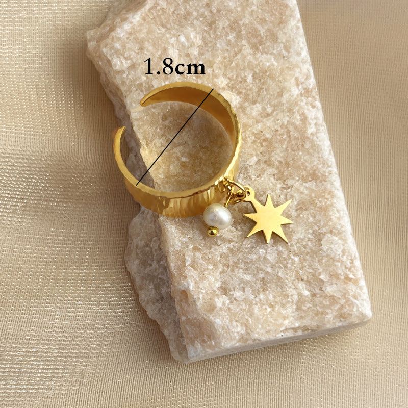 Stainless Steel 18K Gold Plating Ring