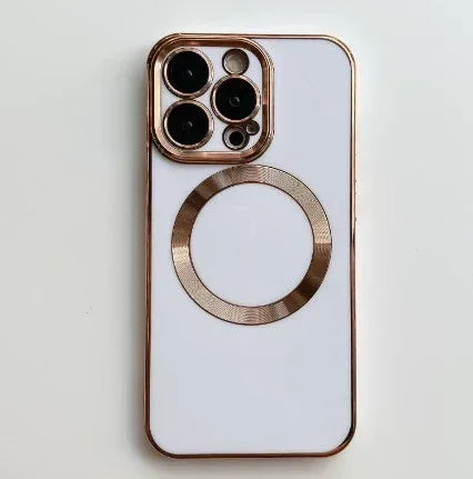 Solid Color Magnetic Lens Protector iPhone case - Viexta