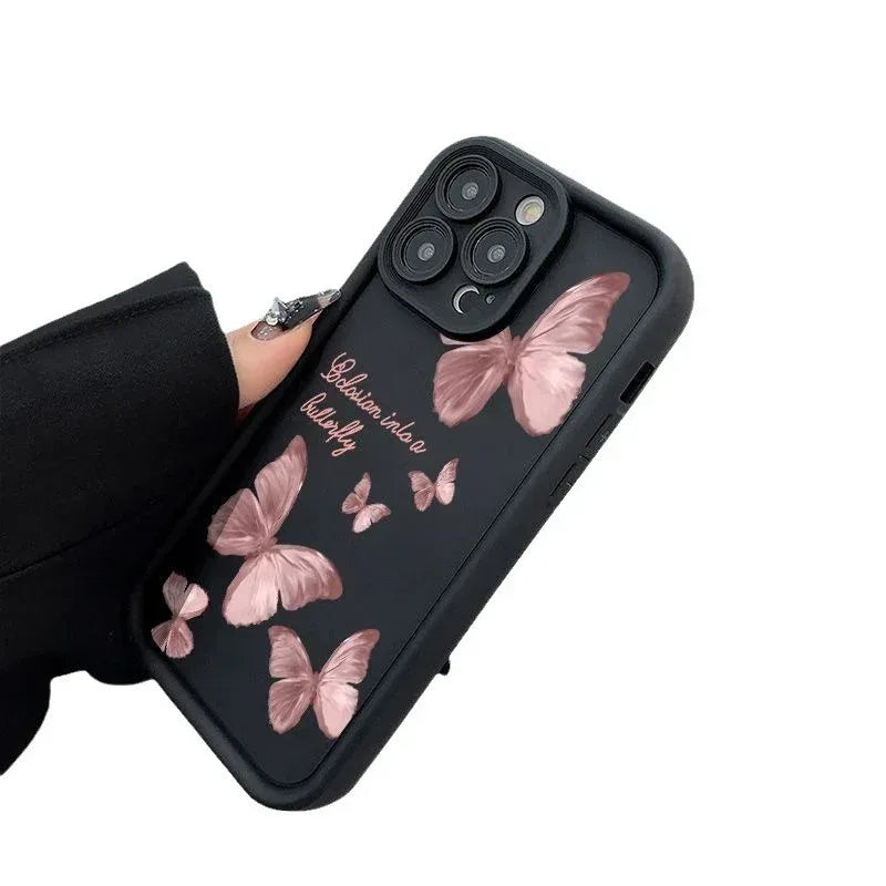 Butterfly Drop-resistant iPhone Soft Case - Viexta