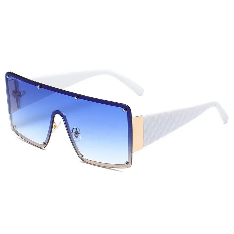Women's Square Personality Large Frame Sunglasses - Viexta