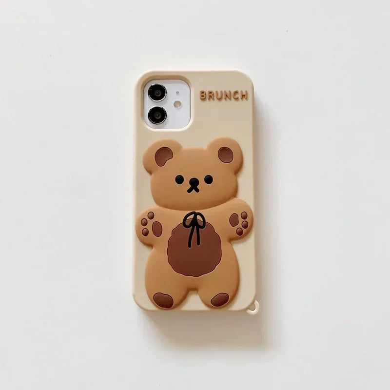 Three-dimensional Cartoon Cute iPhone case - Viexta