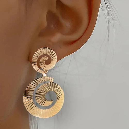 American Spiral Earrings - Viexta