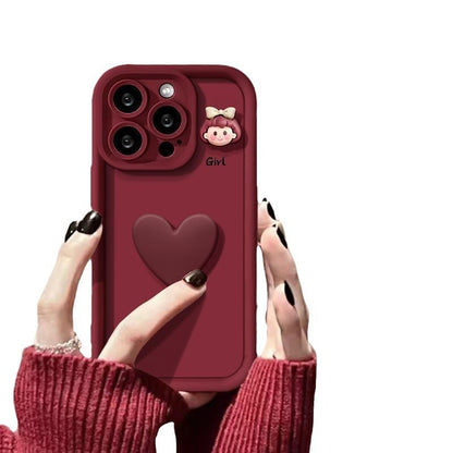 Wine Red iPhone Case