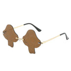 Irregular Mushroom-shaped Sunglasses - Viexta