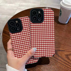 Encased Soft Plaid iPhone Cases - Viexta
