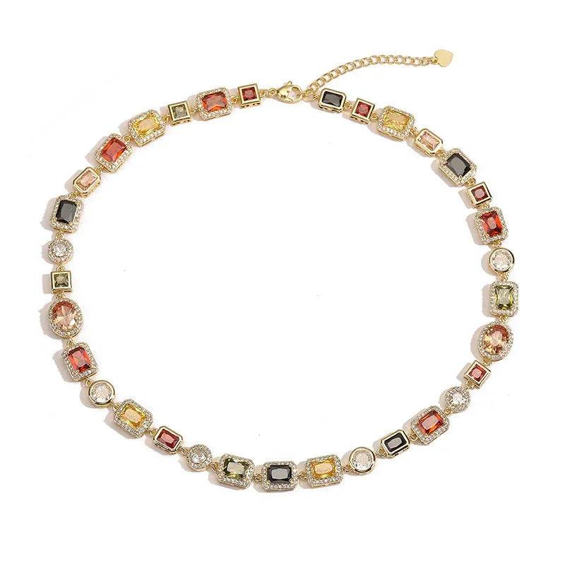 Retro Light-luxury Geometric Jewelry Set - Viexta