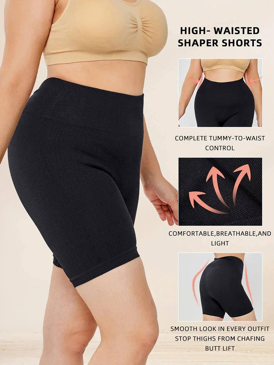 High Waisted Body Shaper Thigh Slimmer Butt Lifting Shapewear For Women - Viexta