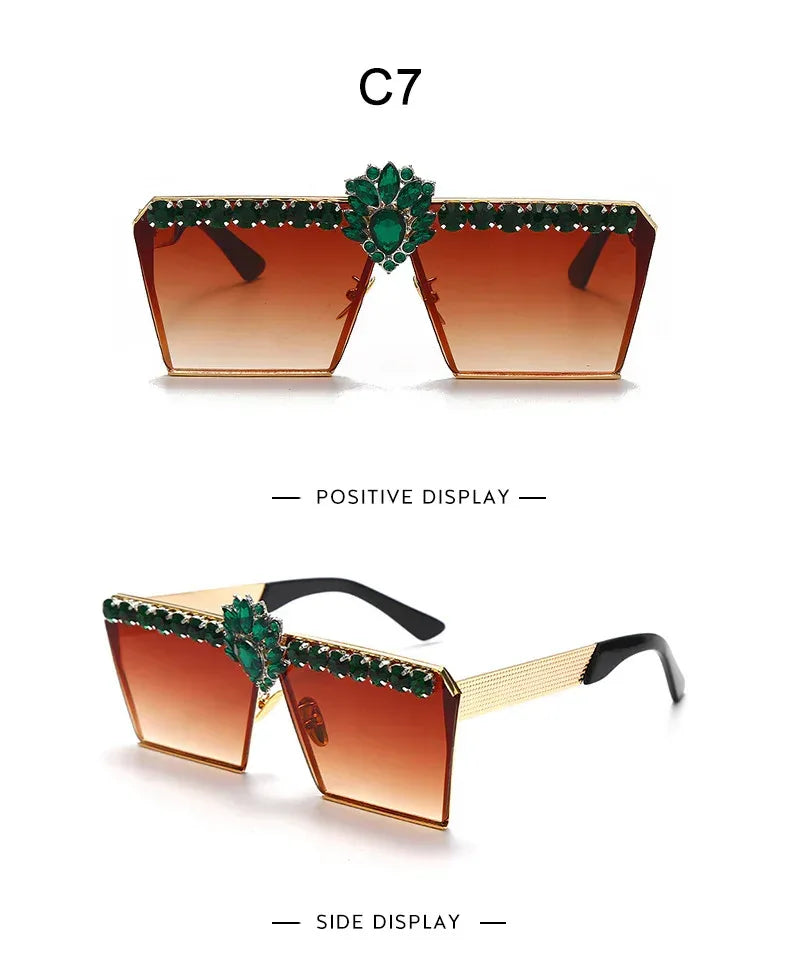 Ladies Fashion Square Sunglasses - Viexta
