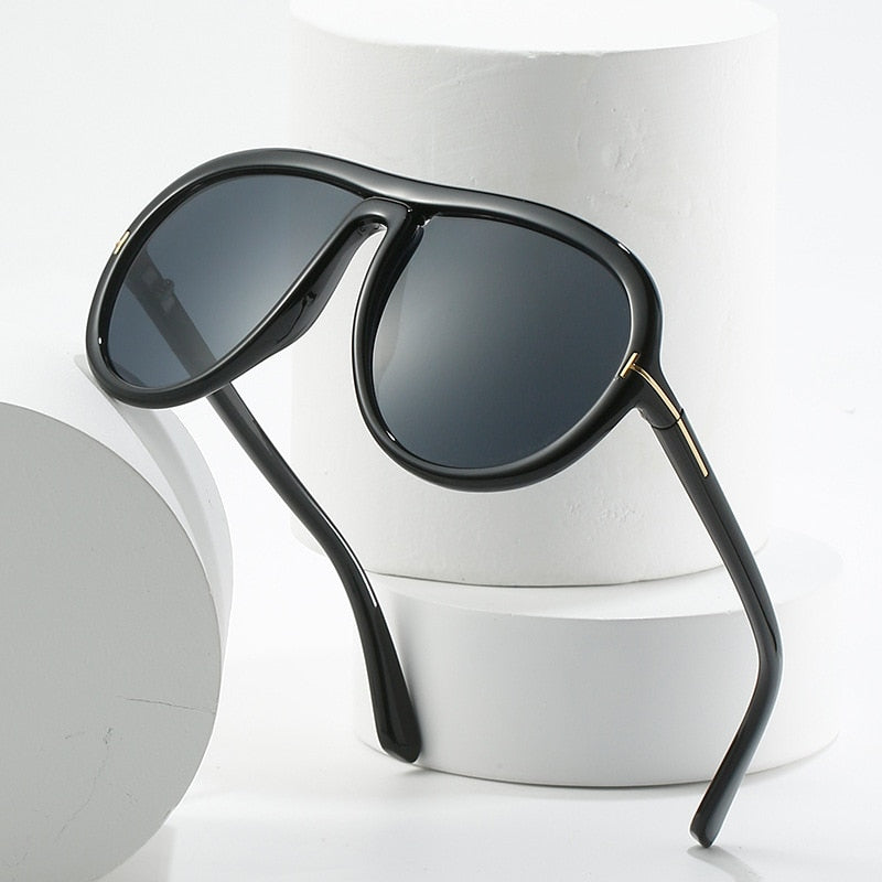 Retro Oversized Pilot Sunglasses