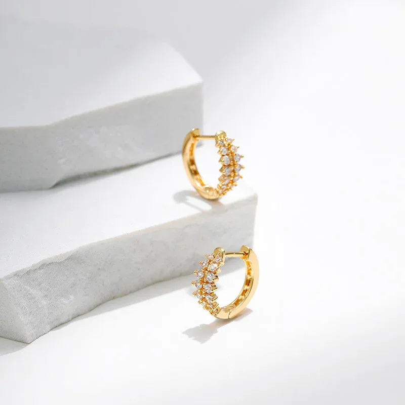 Light Luxury Ear Studs - Viexta