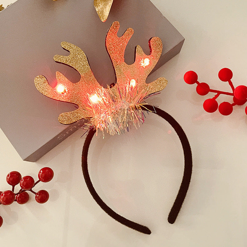 Christmas With Light Headband Snowflake