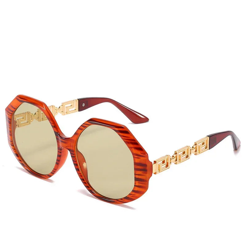 Women's Polygonal Sunglasses UV Protection - Viexta