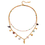 Titanium Steel Pearl Necklace
