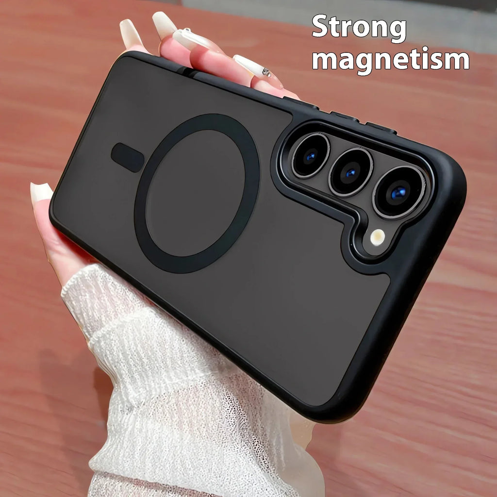 magnetic-absorbing-matte-samsung-phone-case - Viexta