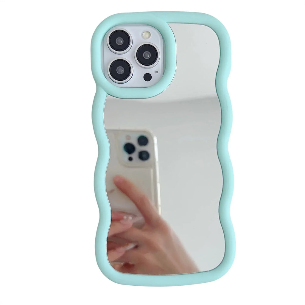 Silicone Niche Cloud Wave iPhone Case - Viexta