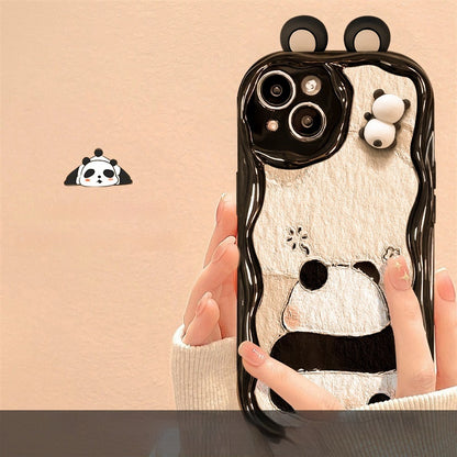 3D Panda iPhone Case