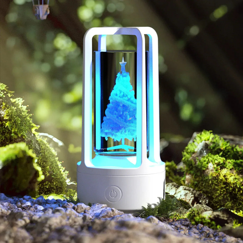 Creative 2 In 1 Audio Acrylic Crystal Lamp - Viexta