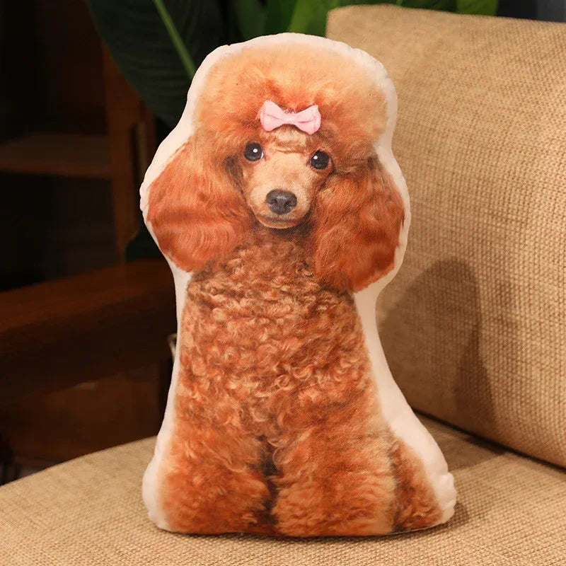 Kitty Pillow Plush Toy Poodle Pomeranian Puppet Doll - Viexta