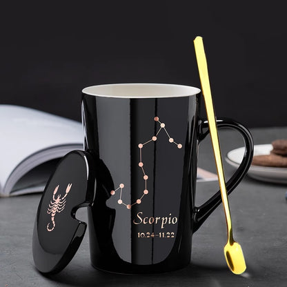 Twelve Constellation Ceramic Cup Set