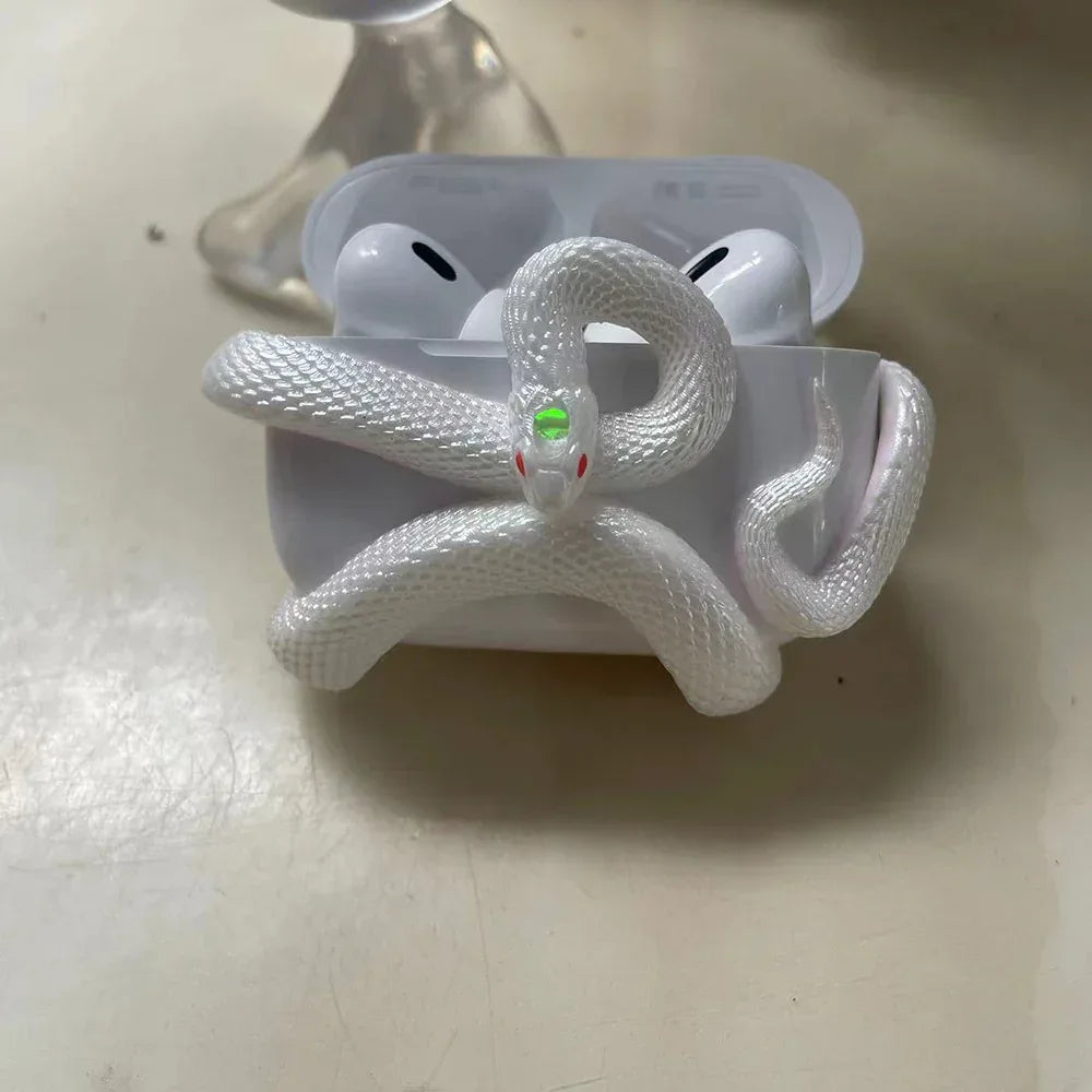 Creative Snake Series Silicone Earphone Case - Viexta